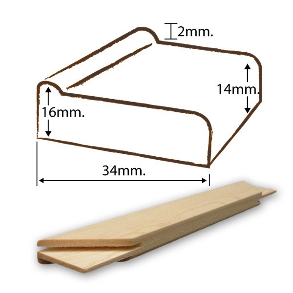 Stretcher Standard x8in